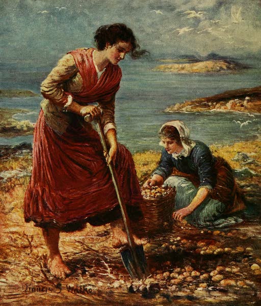 Ireland Painted and Described - A Woman's Task (1907)