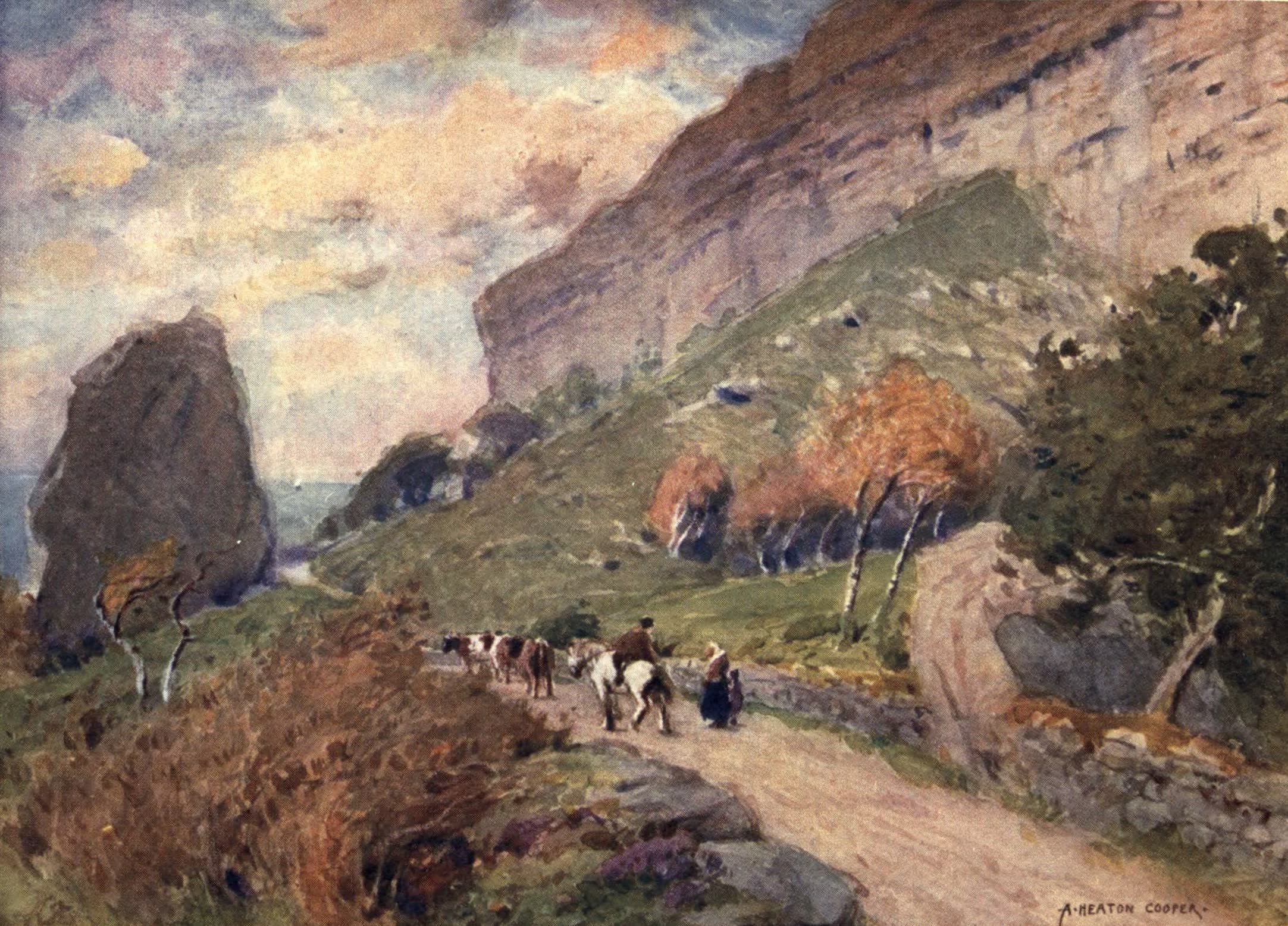 Isle of Wight Painted and Described - The Undercliff near Ventnor (1908)