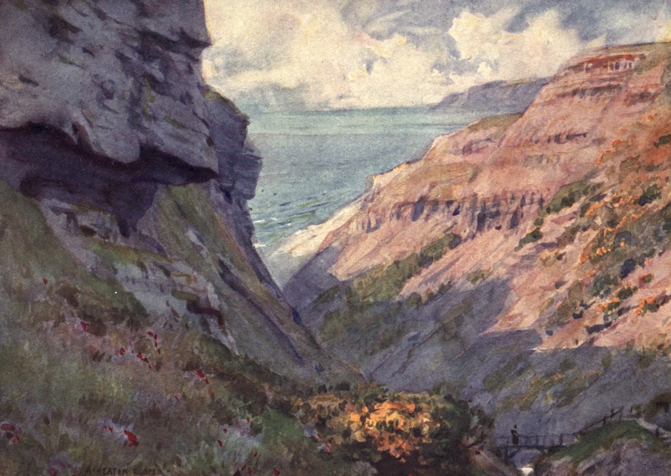 Isle of Wight Painted and Described - Blackgang Chine (1908)