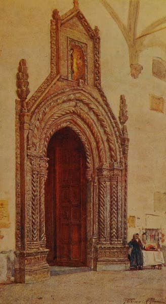Italy - South Doorway of Cathedral, Palermo (1913)