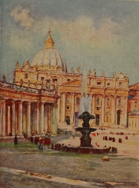 Italy - St. Peter's, Rome (1913)
