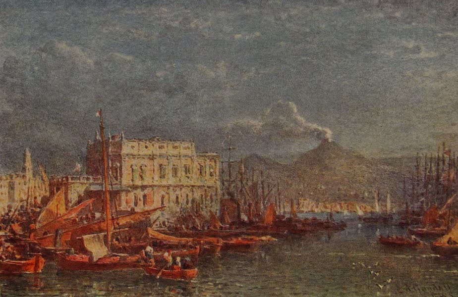 Italy - The Dogana, Bay of Naples (1913)