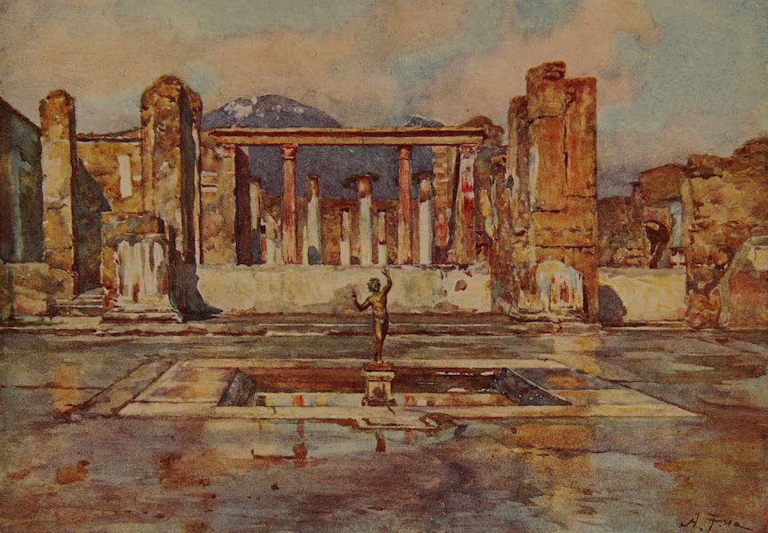 Italy - The House of the Faun, Pompeii (1913)