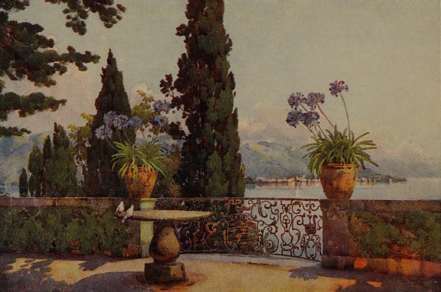 Italy - Pallanza from Isola Bella, Lake Maggiore (1913)