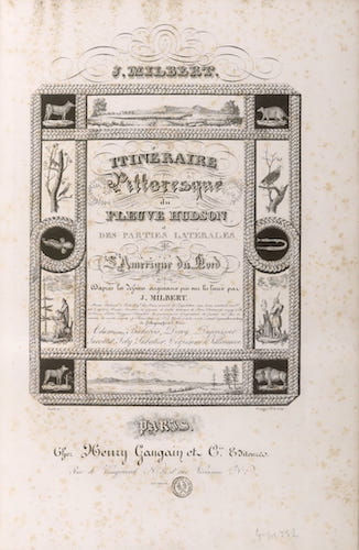 Itineraire Pittoresque du Fleuve Hudson Atlas (1828)