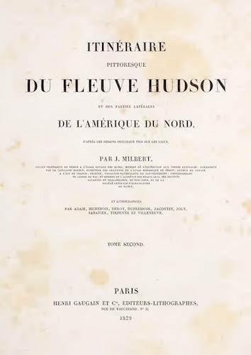 Itineraire Pittoresque du Fleuve Hudson Vol. 2 (1828)