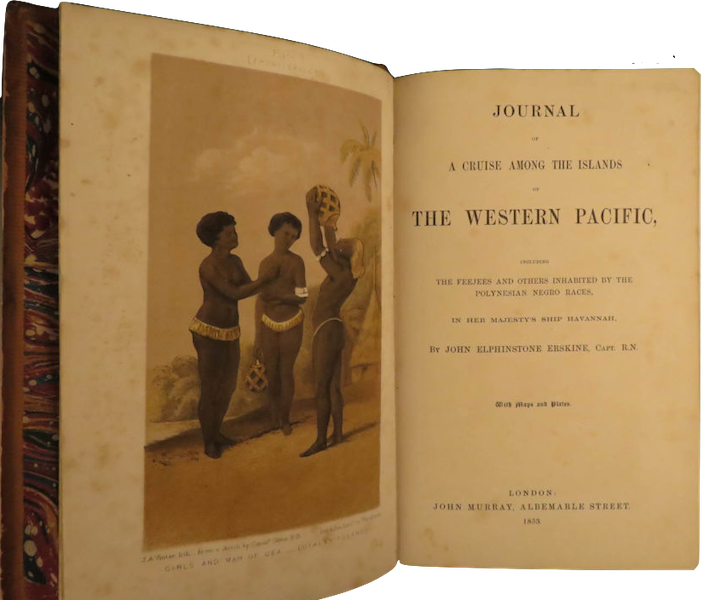 Journal of a Cruise Among the Islands of the Western Pacific - Book Display [II] (1853)