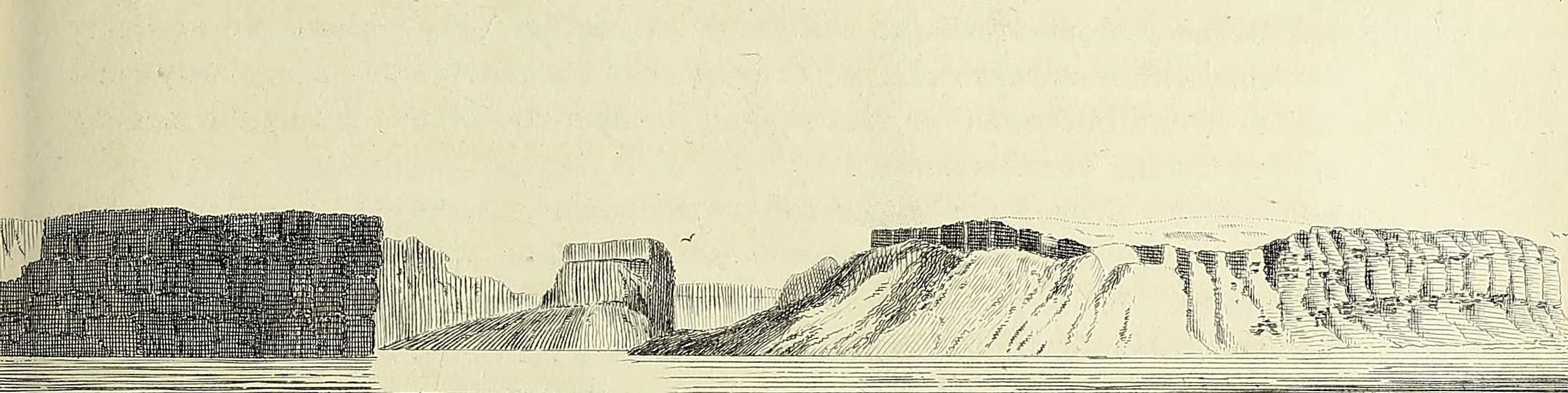 Journal of a Voyage for the Discovery of a North-West Passage - Caswall's Tower, bearing N. 36' 16 E. seen through Gascoyne's Inlet to Cape Ricketts (1821)