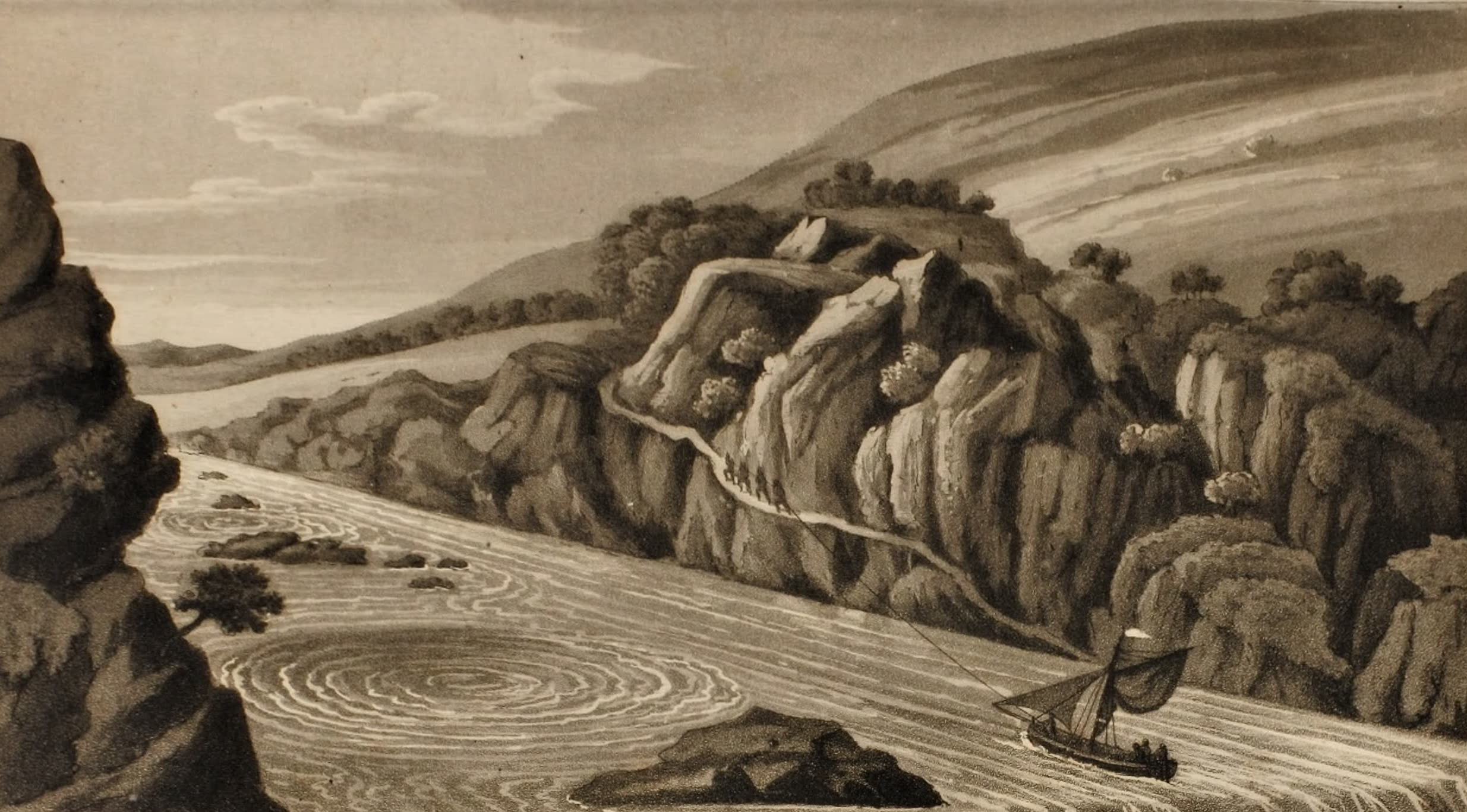Journal of an Expedition 1400 miles up the Orinoco - Bocas del Inferno - Whirlpool on the Orinoco (1822)