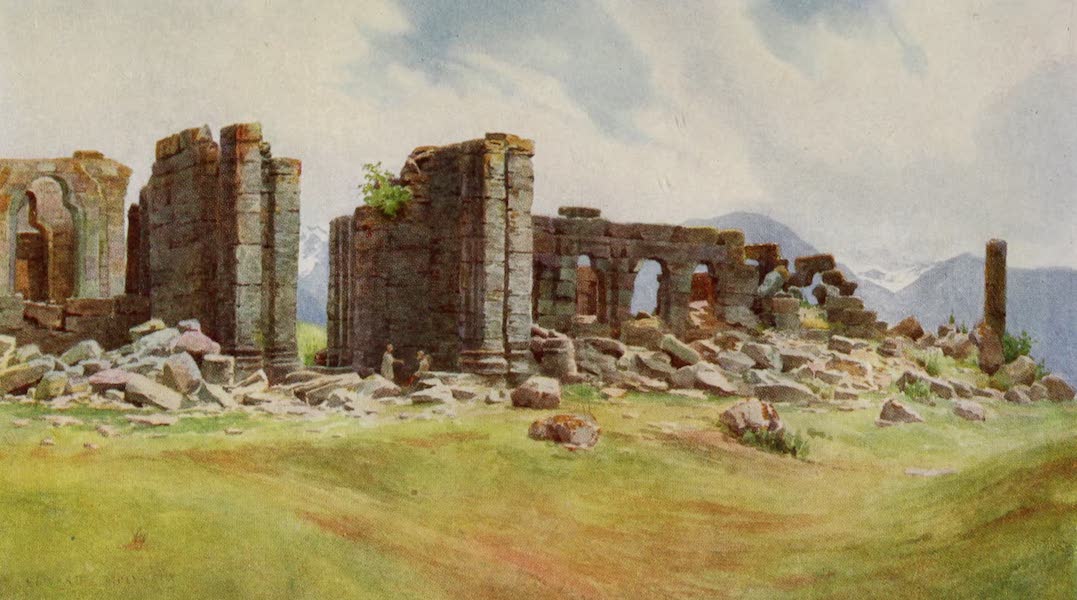Kashmir, Painted and Described - Ruined Gateway of Martand (1911)