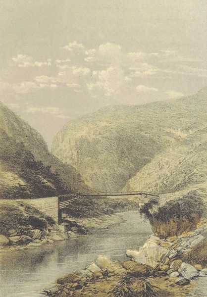 Kulu: It's Beauties, Antiquities and Silver Mines - Bridge Over the Saing River from Largi to Kulu (1873)