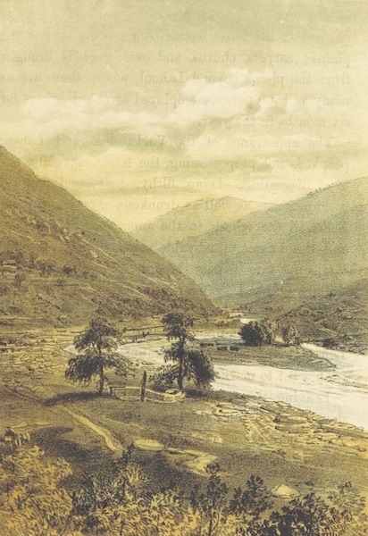 Kulu: It's Beauties, Antiquities and Silver Mines - The Lahoul Bazaar below Sultanpur on the Beas (1873)