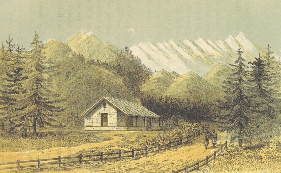 Kulu: It's Beauties, Antiquities and Silver Mines - Rest House at Manali, Kulu (1873)