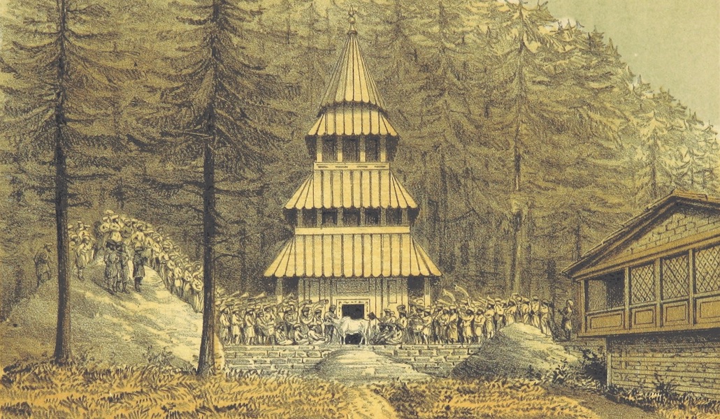 Kulu: It's Beauties, Antiquities and Silver Mines - Sacrifice at Dungree Temple (1873)