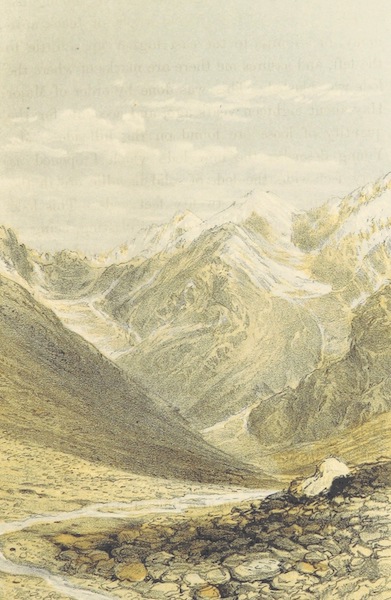 Kulu: It's Beauties, Antiquities and Silver Mines - View of Lahoul from Kansas Pass - 14,931 ft. (1873)