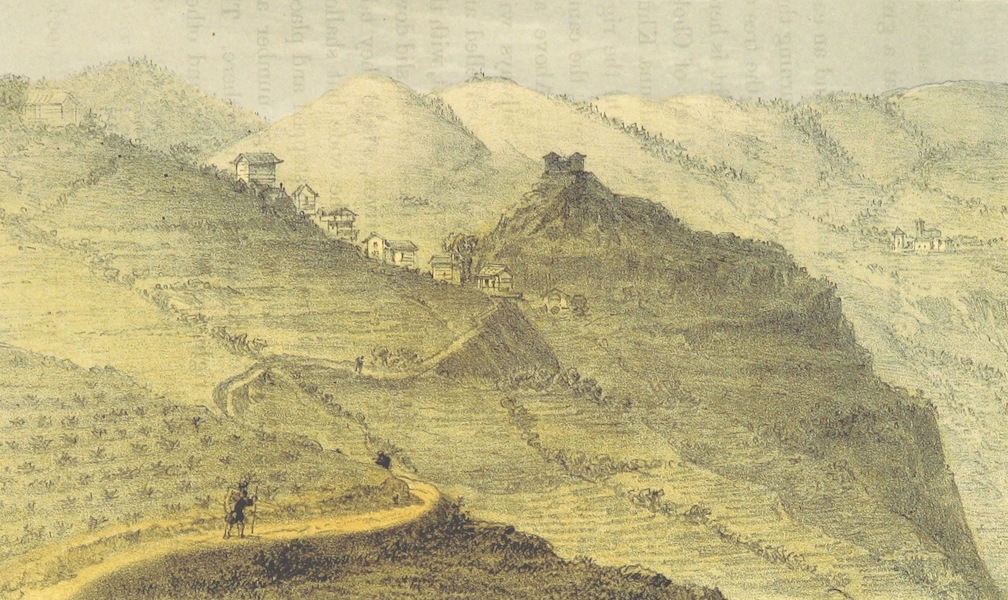 Kulu: It's Beauties, Antiquities and Silver Mines - Chong from the North - Bijli Temple (8,076 ft.) Opposite (1873)