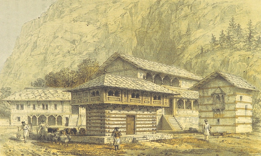 Kulu: It's Beauties, Antiquities and Silver Mines - Stone House at Manikarn, Parbutti Valley (1873)