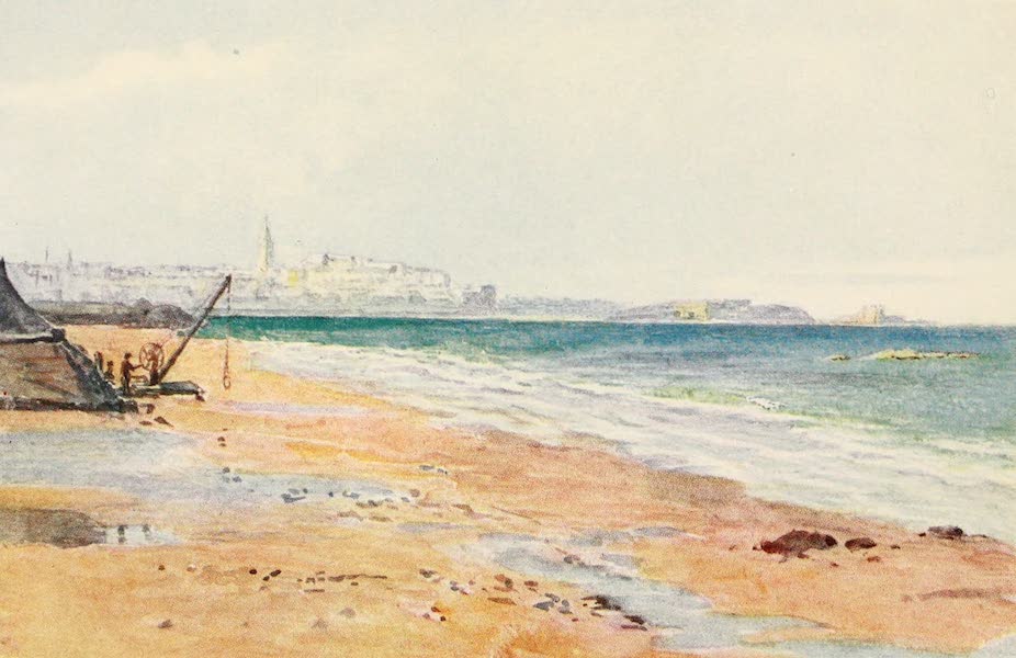 La Côte d'Émeraude, Painted and Described - St. Malo, Grand et Petit Bey, from Rochebonne (1912)
