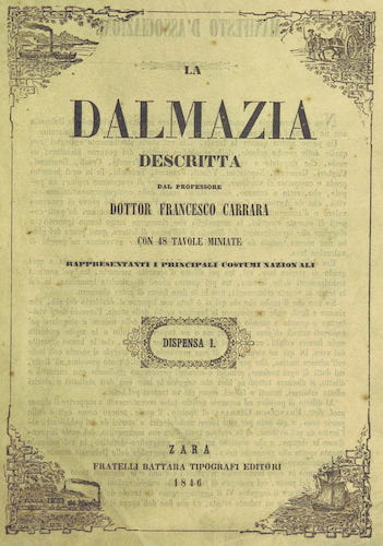 La Dalmazia Descritta - Title Page