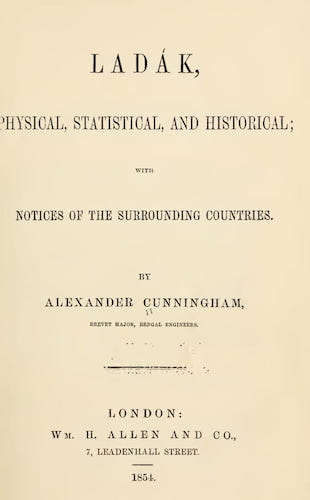 Madras - Ladak, Physical, Statistical, and Historical
