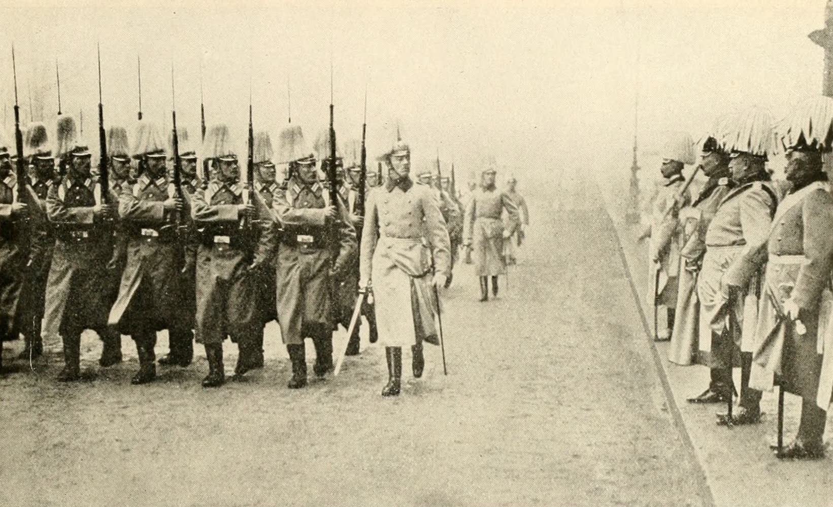 Laird & Lee's World's War Glimpses - Imperial Guard Passing in Review Before Their Emperor (1914)