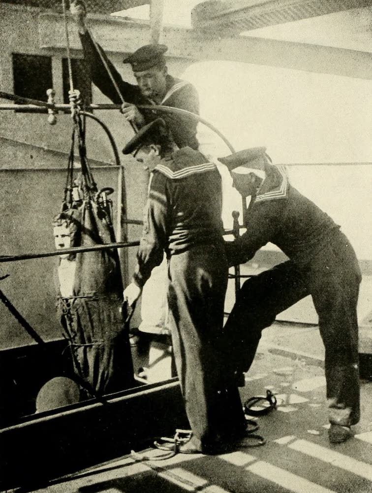 German Jack Tars Lowering Their Wounded Into the Hospital Between Decks