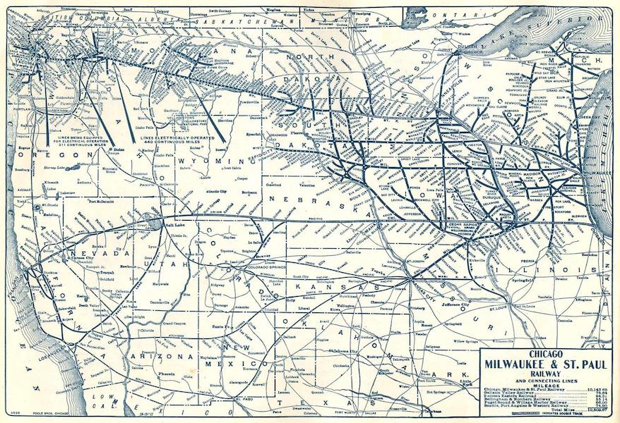 Lake Michigan to Puget Sound - Chicago, Milwaukee and St. Paul Railway (1923)