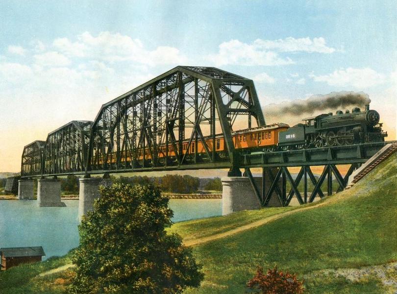 Missouri River Bridge at Mobridge, S. Dak