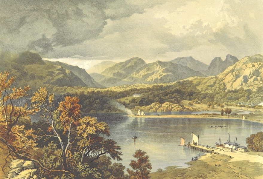 Lake Scenery of England - Windermere Water Head (1859)