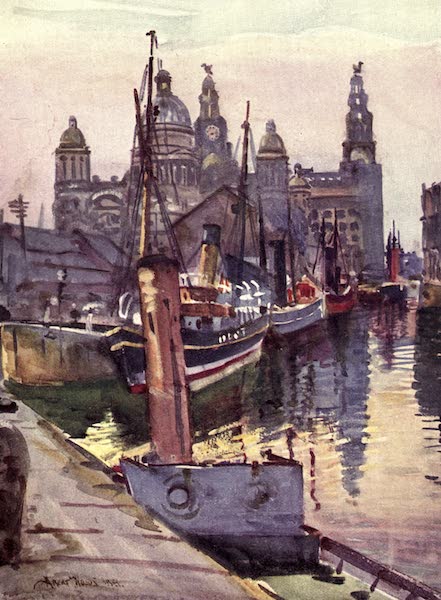 Lancashire Painted and Described - Liverpool: The Canning Dock (1921)