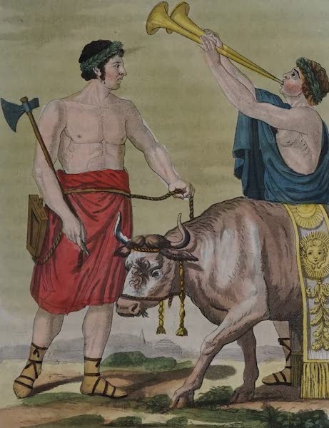 L'antica Roma, Ovvero, Descrizione Storica e Pittorica - Vittimario (1825)