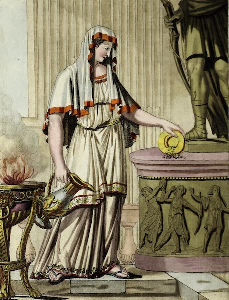 L'antique Rome, ou, Description Historique et Pittoresque - Vestale (1796)