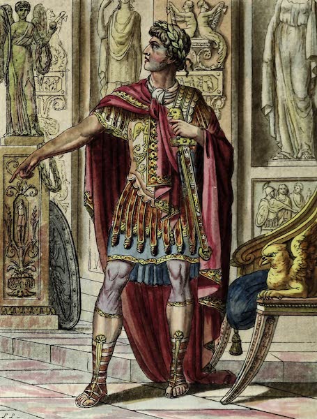 L'antique Rome, ou, Description Historique et Pittoresque - Empereur romain (1796)