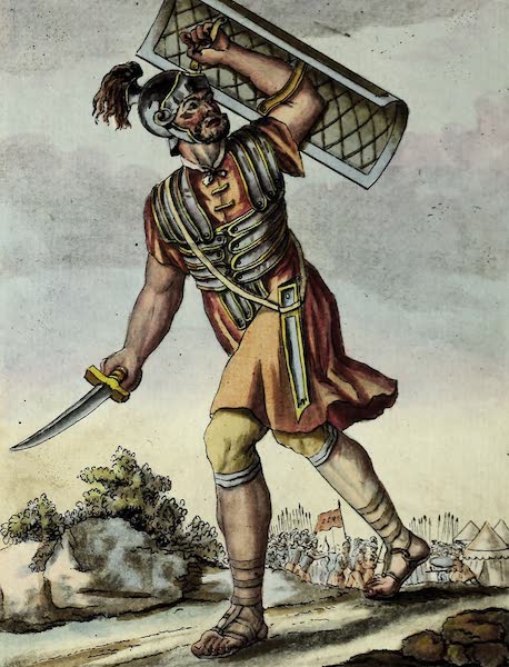 L'antique Rome, ou, Description Historique et Pittoresque - Soldat romain (1796)