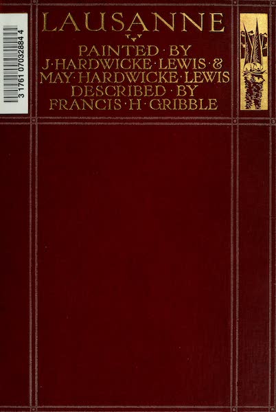 Lausanne, Painted and Described - Front Cover (1909)