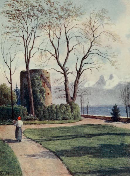 Lausanne, Painted and Described - La Tour de Haldimand - Quchy - Lausanne (1909)