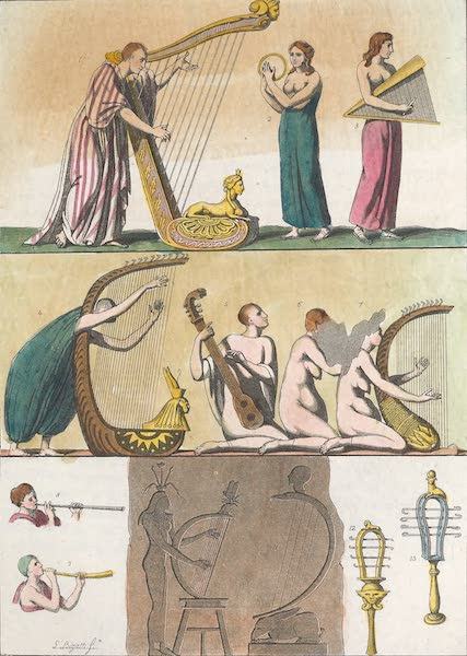 Le Costume Ancien et Moderne [Afrique] Vol. 1 - Instrumens de musique (1815)