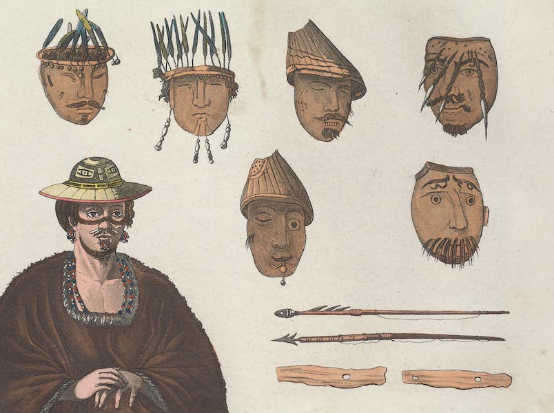 Le Costume Ancien et Moderne [Amerique] Vol. 1 - Leurs Ustensiles (1820)