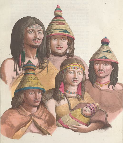 Le Costume Ancien et Moderne [Amerique] Vol. 1 - Naturels de Noutka (1820)