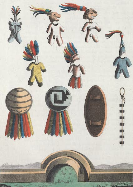 Le Costume Ancien et Moderne [Amerique] Vol. 1 - Armes des Mexicaines (1820)