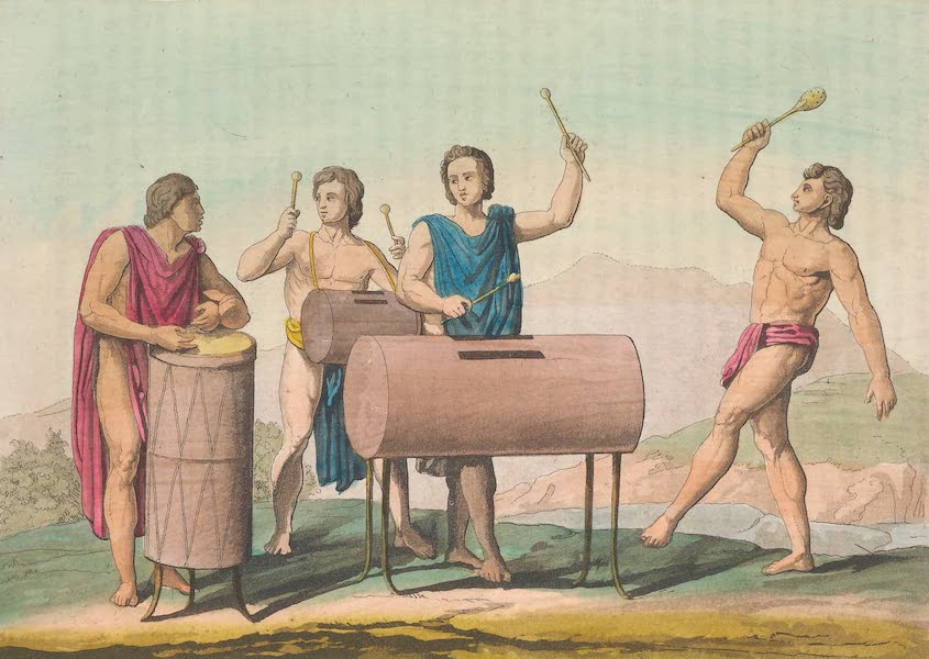 Le Costume Ancien et Moderne [Amerique] Vol. 1 - Instrumens de musique (1820)