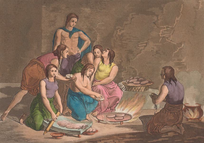 Le Costume Ancien et Moderne [Amerique] Vol. 1 - Maniere de faier le pain (1820)