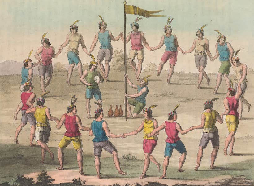 Le Costume Ancien et Moderne [Amerique] Vol. 2 - Danses des Chiliens (1821)