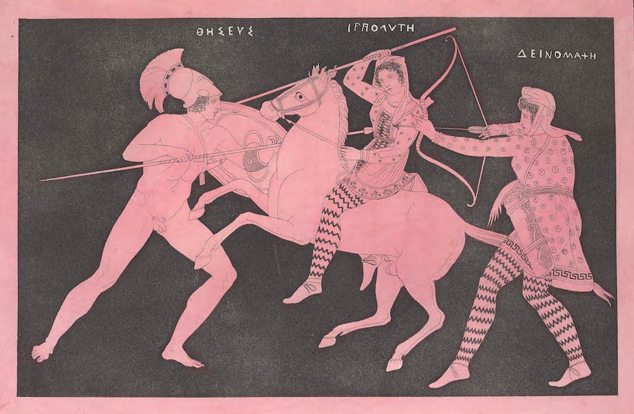 Le Costume Ancien et Moderne [Asie] Vol. 3 - Combat de Thesee contre Hyppolite (1817)