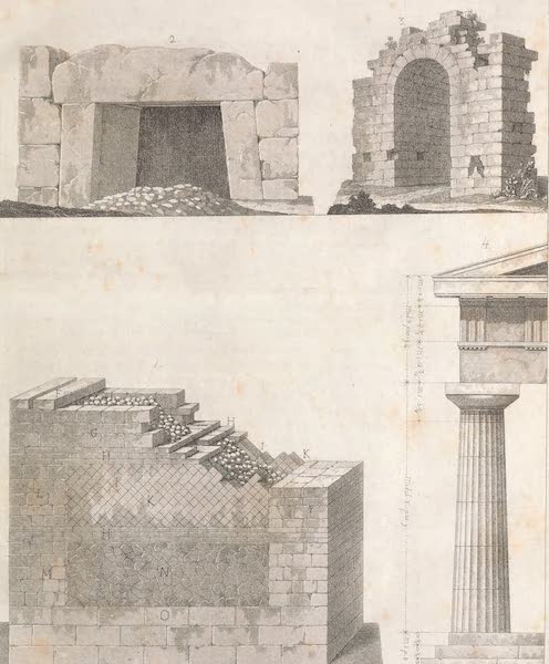 Le Costume Ancien et Moderne [Europe] Vol. 1, Pt. 2 - XCI. Murs de construction antique et incertaine (1823)