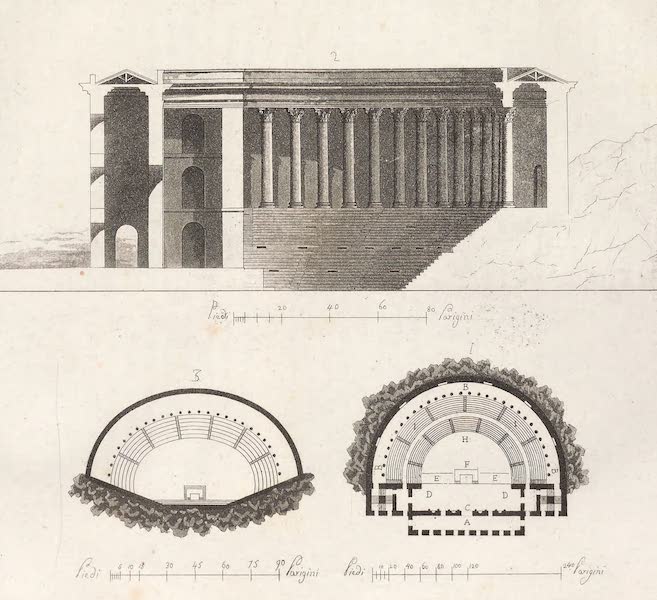 Le Costume Ancien et Moderne [Europe] Vol. 1, Pt. 2 - CIII. Plan du meme edifice (1823)