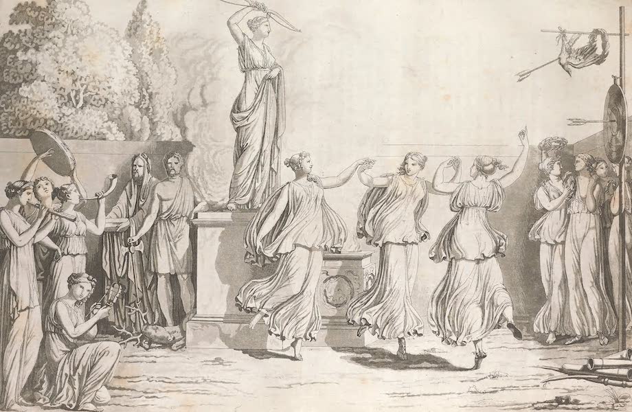 Le Costume Ancien et Moderne [Europe] Vol. 1, Pt. 2 - CXIV. Danse Delienne (1823)