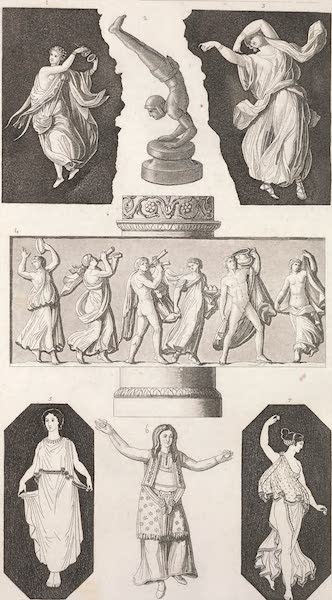 Le Costume Ancien et Moderne [Europe] Vol. 1, Pt. 2 - CXV. Bas-relief representant une danse bachique (1823)
