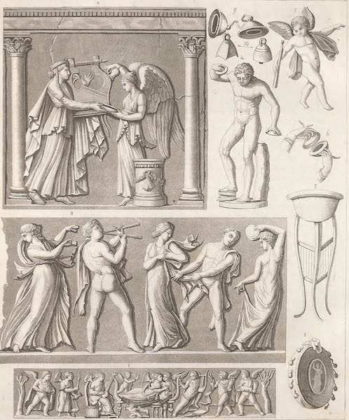 Le Costume Ancien et Moderne [Europe] Vol. 1, Pt. 2 - CXXIV. Instrumens de percussion (1823)