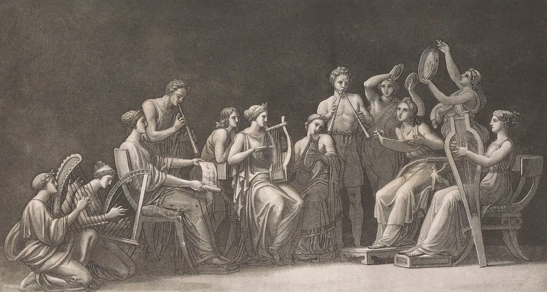 Le Costume Ancien et Moderne [Europe] Vol. 1, Pt. 2 - CXXVI. Concert a plusieurs instrumens (1823)